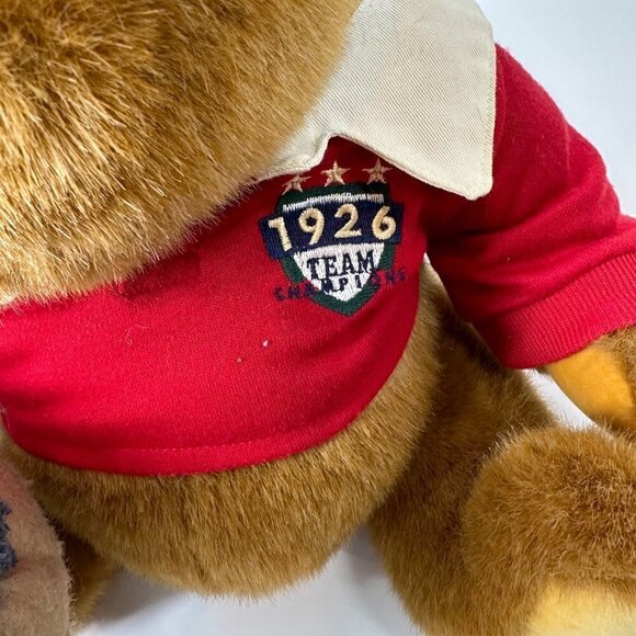 Lands End Gund Vintage 96 Rugby Bear Kid Kodiak Plush Stuffed Animal - Picture 4 of 12